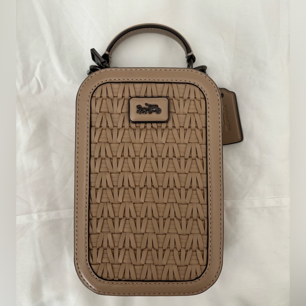 Coach Alie Camera Bag with Weaving